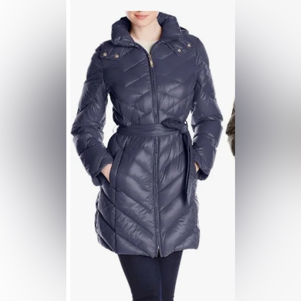 Ellen Tracy Light Down Jacket , Size Small, Purpl… - image 1